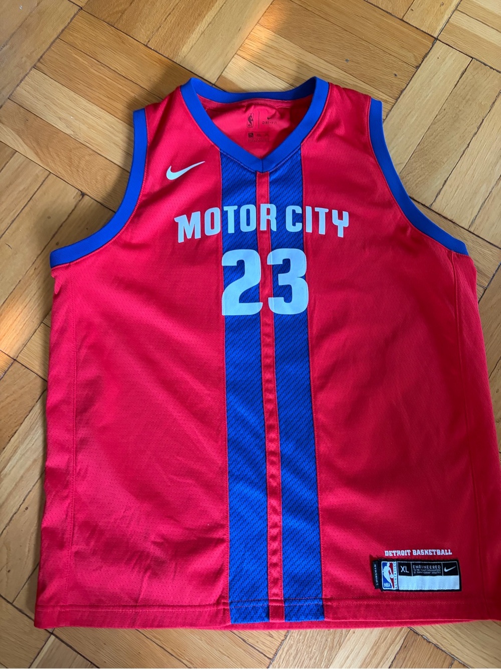 Nike Motor City #23 Blake Griffn Swingman 2019 NBA Basketball Jersey Youth XL